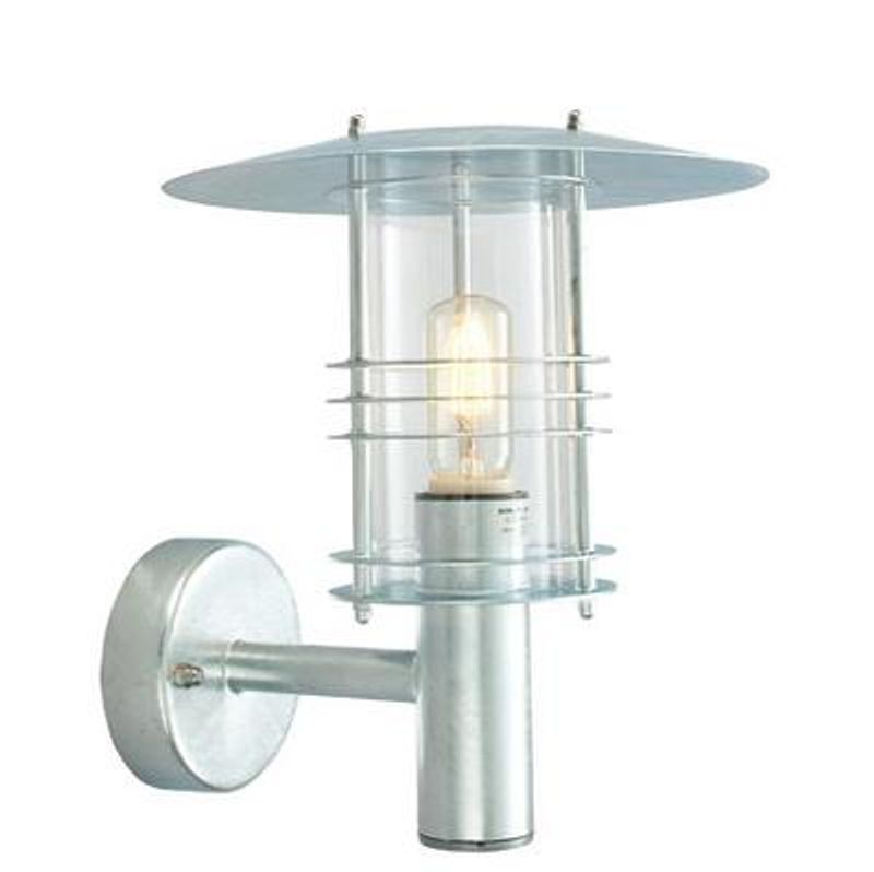 Norlys Stockholm 280 Vegglampe E27 Galvanisert