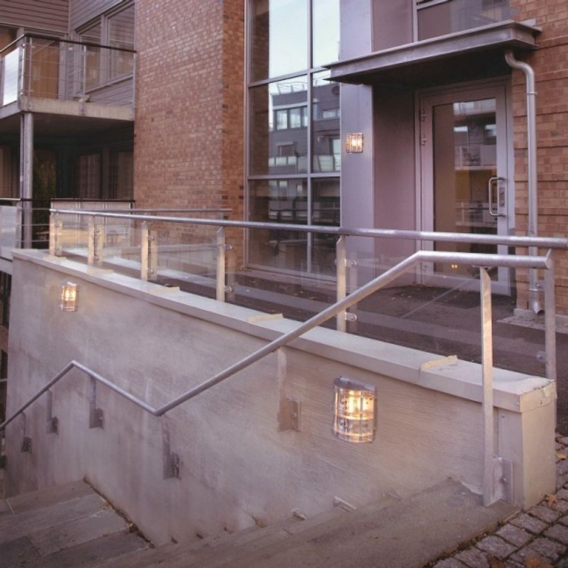 Norlys Stockholm 220  Veggarmatur E27 Galvanisert Stål