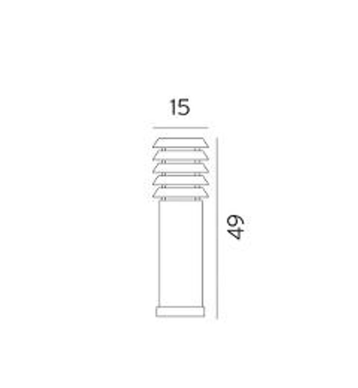 Norlys Alta 1476 Pullert 10W LED Sort