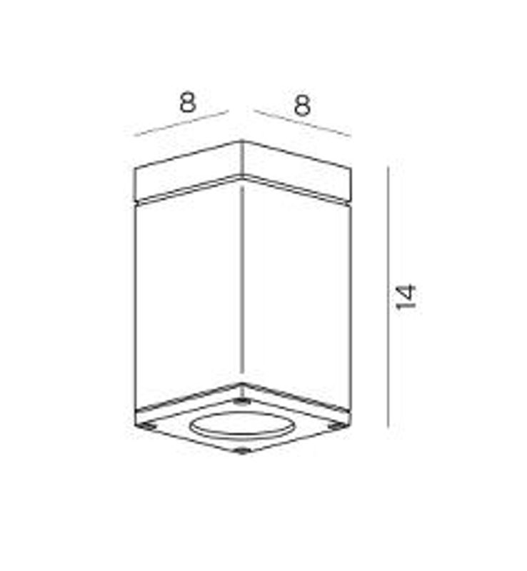 Norlys Sandvik 796 Takarmatur 4W LED GU10 Grafitt