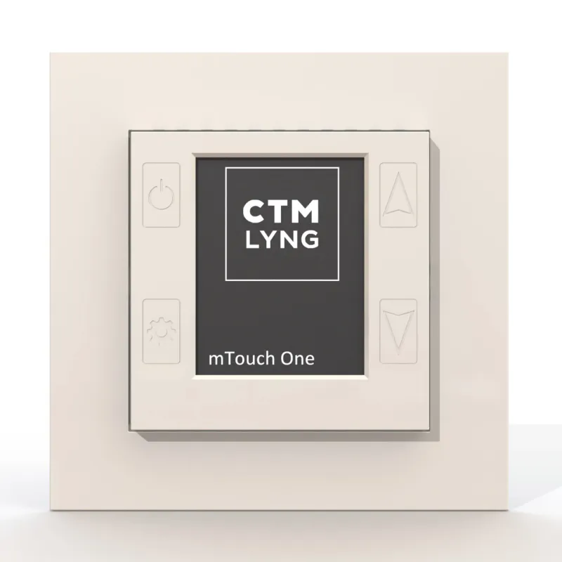 mTouch One termostat polarhvit 16A 2300W