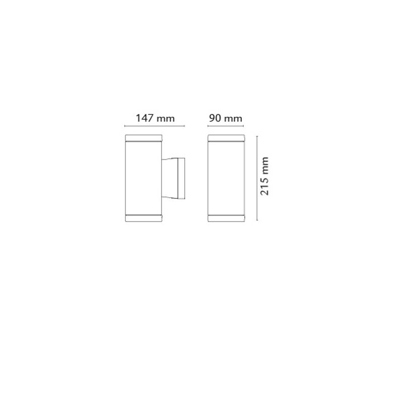 Sg Echo Sort 360lm 2700K Ra>80 Faseavsnitt