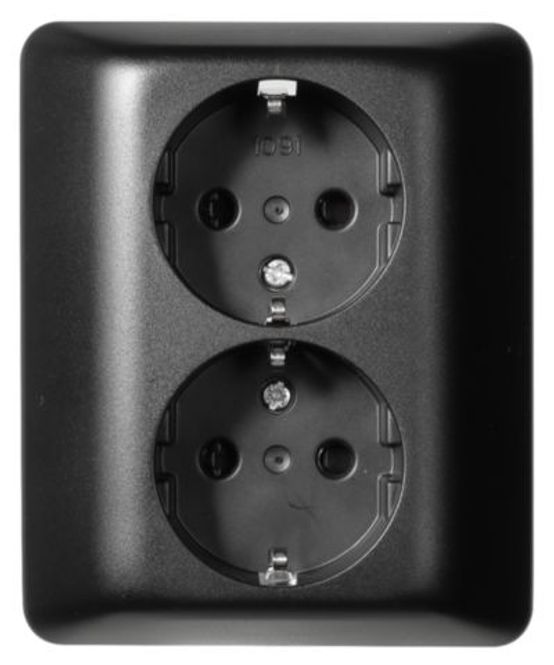 Hovedbilde ELKO Dobbel stikkontakt ...