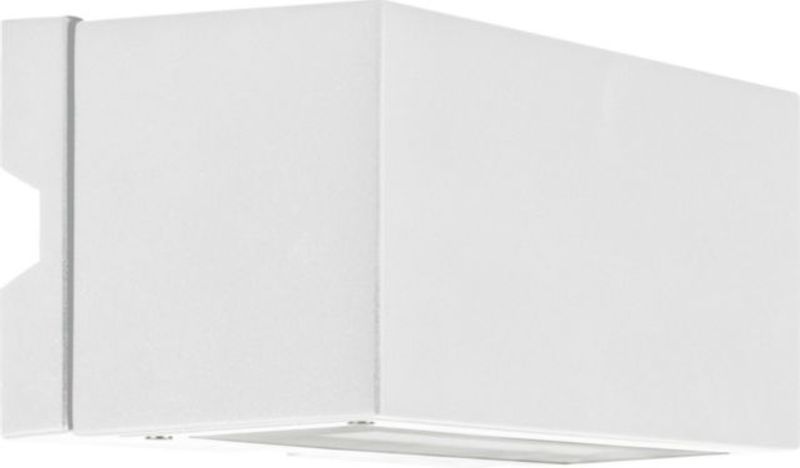 Unilamp CASE 1X12W IP55 ASY HVIT VEGGARMATUR, DIMBAR