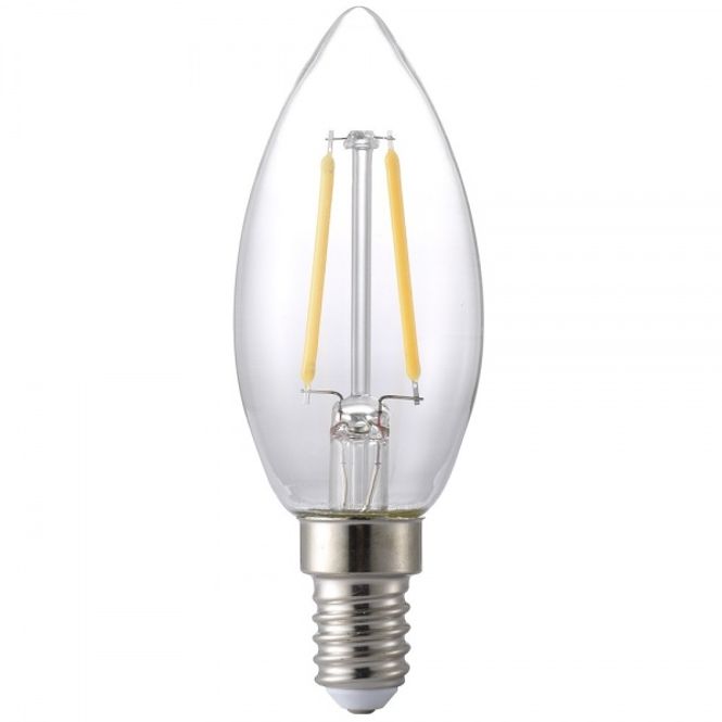 Hovedbilde LED filament lyspære E14 2W ...