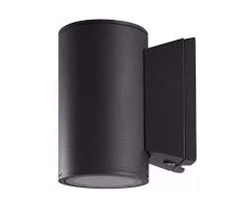 R-Line ROMA 1X6W GU10 Vegglampe nedlys 2700K KL 1 IP54 Grafitt