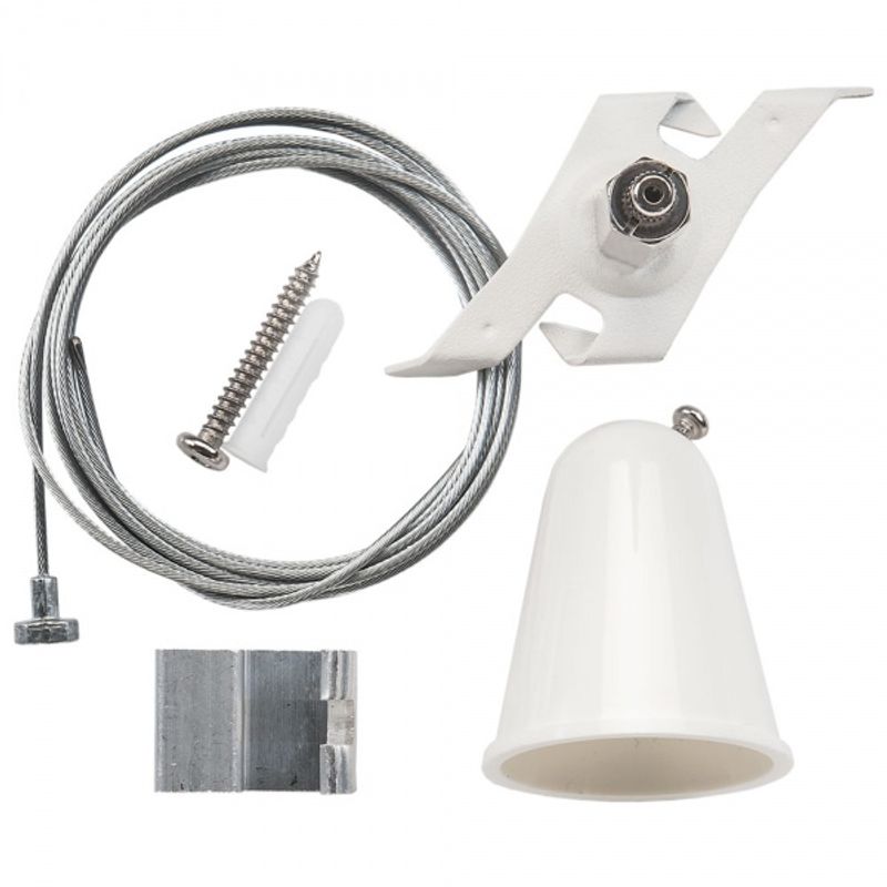 Sg Shopline Hvit Wiresett 5m