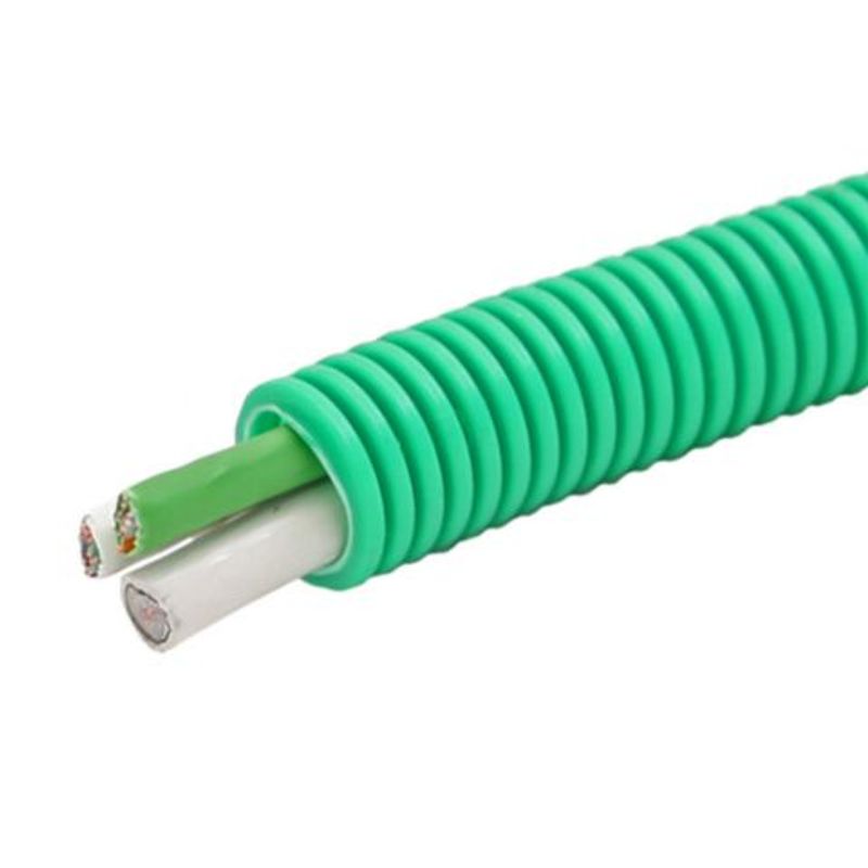 PL RG6+2xU/UTP CAT6 20x50 Grønn 50m