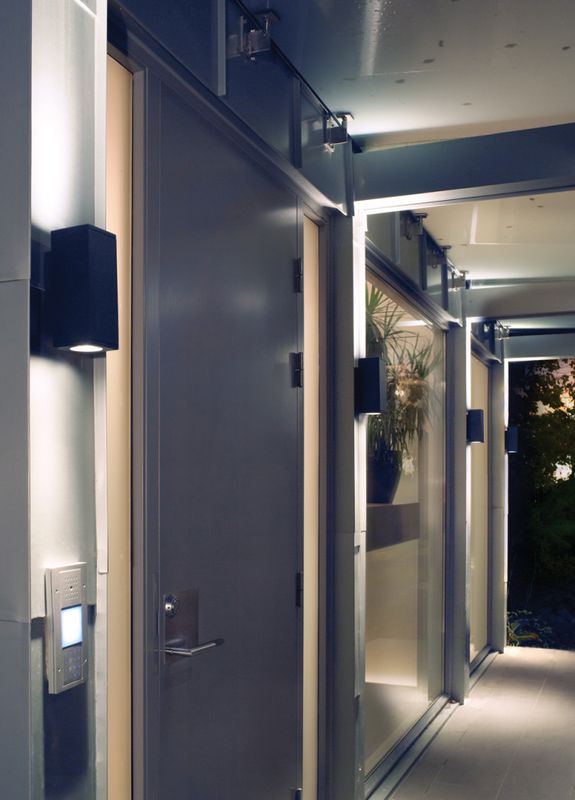  Norlys Sandvik 1732 Veggarmatur Opp/Ned 2x8W LED modul Grafitt 