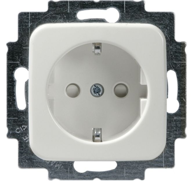 Hovedbilde Enkel stikkontakt med jord ...