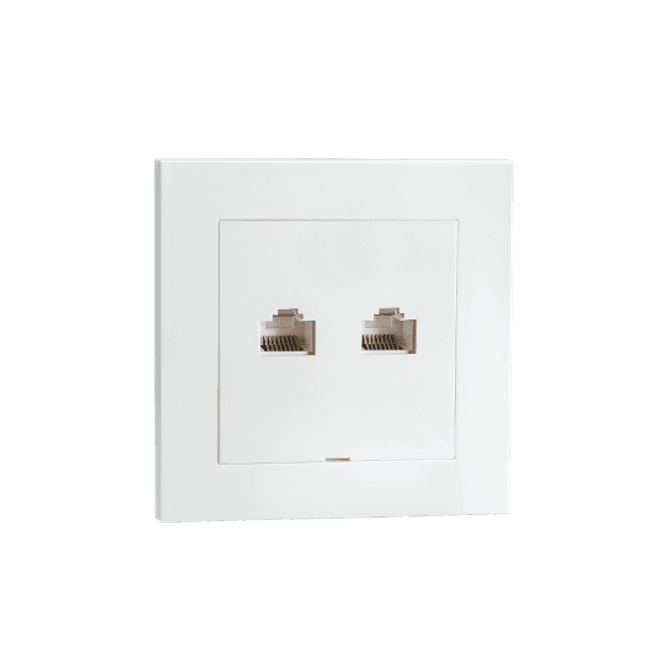 Hovedbilde Sg RJ45 Hvit Innfelt CAT6