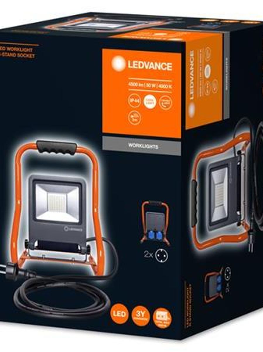 LED WORKLIGHT 50W 840 R-STAND SOCKET