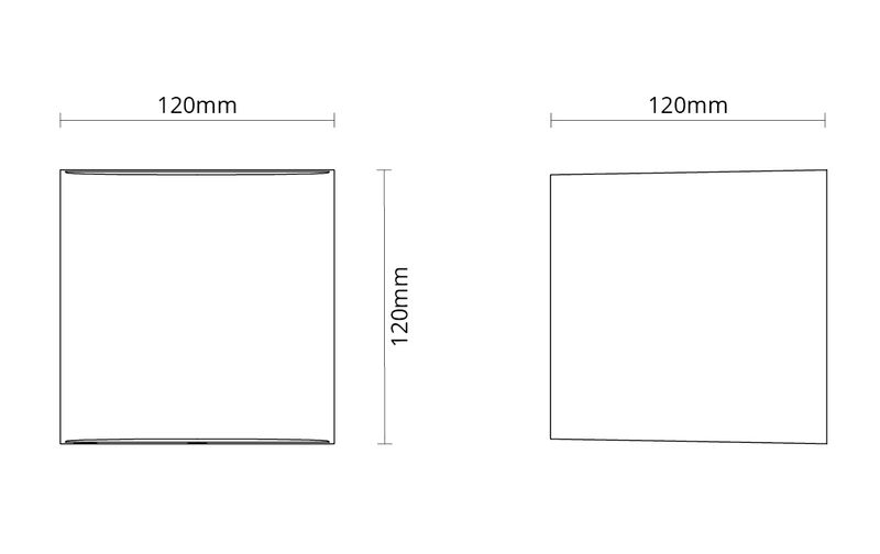 Sg Artes Round Corten 360lm 3000K Ra>80 Faseavsnitt